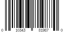 Barcode for Remanufactured Color InkJet Cartridge for Stylus Photo 2000P Printer - replaces Epson T016201