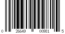 Barcode for Ricoh 400981 Yellow Toner Cartridge Genuine Ricoh