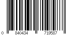 Strichcode: EAN-13  0840434719587