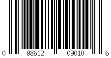 Barcode for Wheel, 4" x 1-1/2", Black, Fits floor machines and burnishers