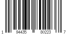 Barcode for Kids shoes Converse A14369C