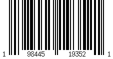 Barcode für Jibbitz Crocs Bold Uppercase Letter S