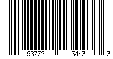 Codice a barre: UPC-12  198772134433