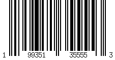 Code-barres: UPC-12  199351355553
