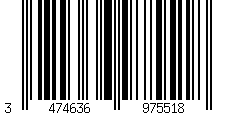Barcode: EAN-13  3474636975518