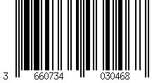 Strichcode: EAN-13  3660734030468