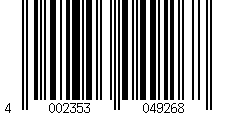Barcode für WESTEX Flachpinsel helle Naturborste 9. Stärke, 35 mm