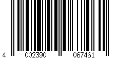 Barcode für Maul Moderationskarte Daumen 95 mm gelb VE=100 Stück