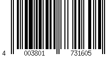 Barcode für Wedo Schlüsselanhänger mit Ring 18mm schwarz VE=10 Stück