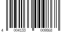 Barcode für APS Naturschieferplatte 1 Absatz; 25x12x0.7 cm (LxBxH); schwarz; rechteckig