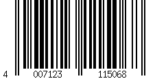 Barcode für Brennenstuhl BAT Verlängerungsleitung Kunststoff 2m H05VV-F 3G1.5 Weiss