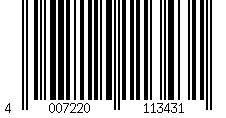 Barcode für Trennscheiben PSF STEELOX, gerade