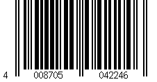 Barcode für 4224 Typenschildetiketten A4 silber 210x297 mm extrem stark haftend Folie matt 25 St.