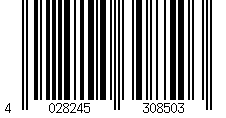 Barcode für Holzperlen, Ø 8 mm, 85 Stück - Schwarz