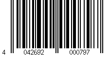 Barcode für VBS Wachsperlen, Ø 4 mm, 1.000 Stück - Weiß