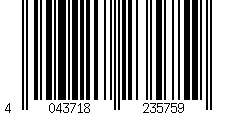 Barcode für InLine® Slim Audio Kabel Klinke 3,5mm ST/ST, Stereo, 0,5m