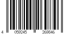 Barcode für SENKSCHRAUBE MIT INNENSECHSKANT DIN EN ISO10642 M06X50 GEWINDE DURCHGEHEND, STAHL 10.9 BLANK (SCHWARZ)