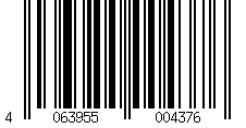 Barcode für Duschkabine/ Duschabtrennung Dusbad Vital 2 Drehtür an Festteil links + Duschwand rechts (Kombination) links 1175mm rechts 750mm