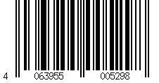 Barcode für Duschkabine/ Duschabtrennung Dusbad Vital 2 Drehtür an Festteil links + Duschwand rechts (Kombination) links 1100mm rechts 875mm