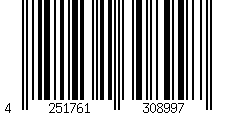 Barcode für Collier Halskette Leder schwarz mit Edelstahl 45 cm Kette Lederkette