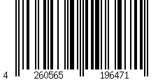 Barcode für Befestigungsclip für Bodendiele mit Nut (Kunststoff) inklusive Schrauben, 100 Stk. / Packung für Resysta Terrassendielen