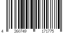 Barcode für WPC Hohlkammerdiele, Balkondiele, 20 (Stärke) x 250 mm (Breite), stabiles 7-Kammer-System, beidseitig gebürstet / einseitig genutet, anthrazit, in der Länge von 1,80 m (Preis pro m² – ca. 30 €)