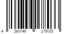 Barcode für Komplettset WoodoMykonos 25 x 145 mm, braun, 2,4 m, Fläche: 26 m²