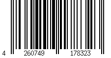 Barcode für Komplettset WoodoMykonos 25 x 145 mm, anthrazit, 2,4 m, Fläche: 19 m²