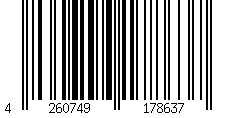 Barcode für Komplettset WoodoMykonos 25 x 145 mm, grau, 2,4 m, Fläche: 14 m²