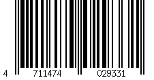 Code-barres: EAN-13 4711474029331