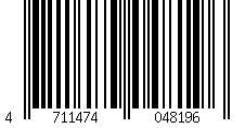 Strichcode: EAN-13  4711474048196