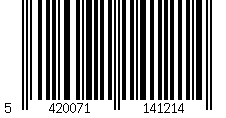 Barcode für LED Reflex-Anhänger Magnet Light one size gelb
