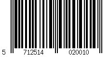 Code-barres: EAN-13 5712514020010