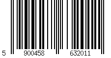 Barcode für Deckenleuchte Metall Glas 51 cm breit Schwarz Weiß E14