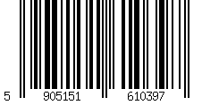Barcode für Leinwandbild - Crazy Lion (1 Part) Wide
