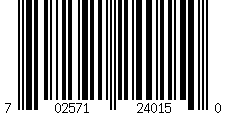 Barcode for - Aruba Blue, Beige, Burgundy, Creamy White, Dark Green, Navy, Orange, Red, Royal Blue, Yellow