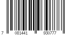 Barcode: EAN-13  7081441930777