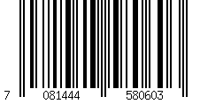 Barcode: EAN-13  7081444580603