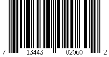 Barcode: UPC-12  713443020602