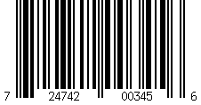 Barcode for Alba Botanica, Cream Shave, Mango Vanilla 8 Oz