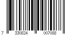 Barcode for Polypropylene Horse Brush Borstiq