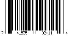 Barcode for Vanco SLT38 Split Loom Tubing White, Polyethylene, Degrees 40 to 200 F, Split Along One Side for Easy Installation of Wires, Bulk, 0.38 in