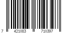 Barcode für Beutel mit 10 Schrauben / Innensechskant P2R