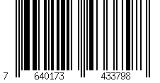 Barcode für Peach Universal-Klammern | 25 mm | 5 Stück | PO103