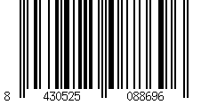 Barcode für Universal rechter Motorradspiegel V Parts M8/125