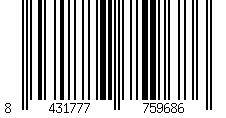 Barcode für Damenperlen Xenox Charm_c Silberfarben (1 Cm)