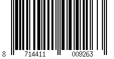 Barcode für Whey Protein Isolat - 2000g - Neutral