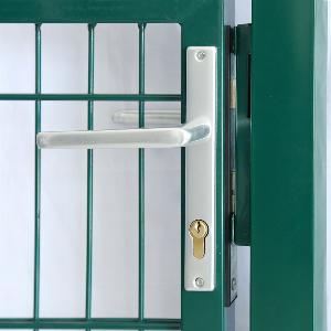 Home Deluxe Portail de jardin pour clôture en treillis à double fils PORTARIUS  160 cm Vert