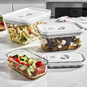 ZWILLING Fresh  Save Set sottovuoto con contenitori sacchetti e accessori 17pz  SML colori misti Plastica
