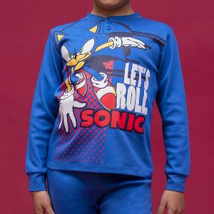 Baronio Sconto del 20% su pigiama Sonic in caldo cotone interlock per bambini 8052201629247